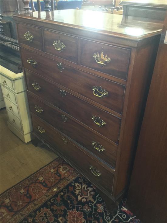 19th Century mahogany 7 drawer chest